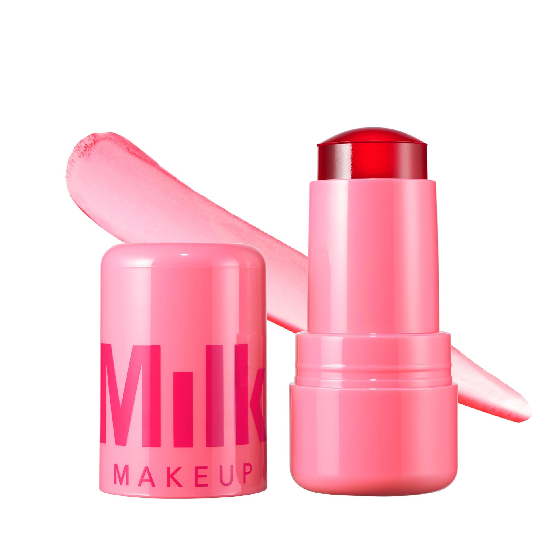 Milk Makeup Cooling Water Jelly Tint – Long-Lasting Sheer Lip + Cheek Stain with Firming Vegan Collagen + Hydrating Aloe – Transfer Proof, Buildable Lip Tint + Blush – Chill (Red), 0.17 oz Milk Makeup Au supplements