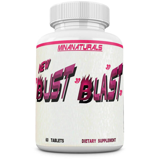 MINANATURALS Bust Blast Loaded Increase Breast Size Fast. Female Breast Enhancement - Bigger Boobs and Butt Pills. 60 Tablets MINANATURALSAu supplements
