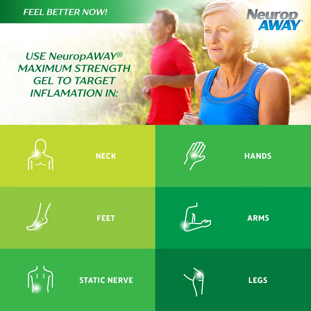 NeuropAWAY® Maximum Strength Gel, for Nerve discomfort, Burning, Tingling, and Numbness 2oz NeuropAWAY Au supplements