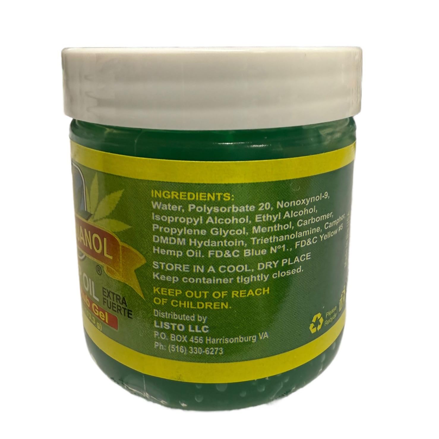 Mariguanol 9 Oz. Extra Strong Muscle Rub Gel with Hemp Oil, Menthol & Camphor – Cooling, Rapid-Absorbing Topical Gel for Active Lifestyles – Net Wt. 9 oz (255.4 g) [Pack of 2] MARIGUANOL Au supplements