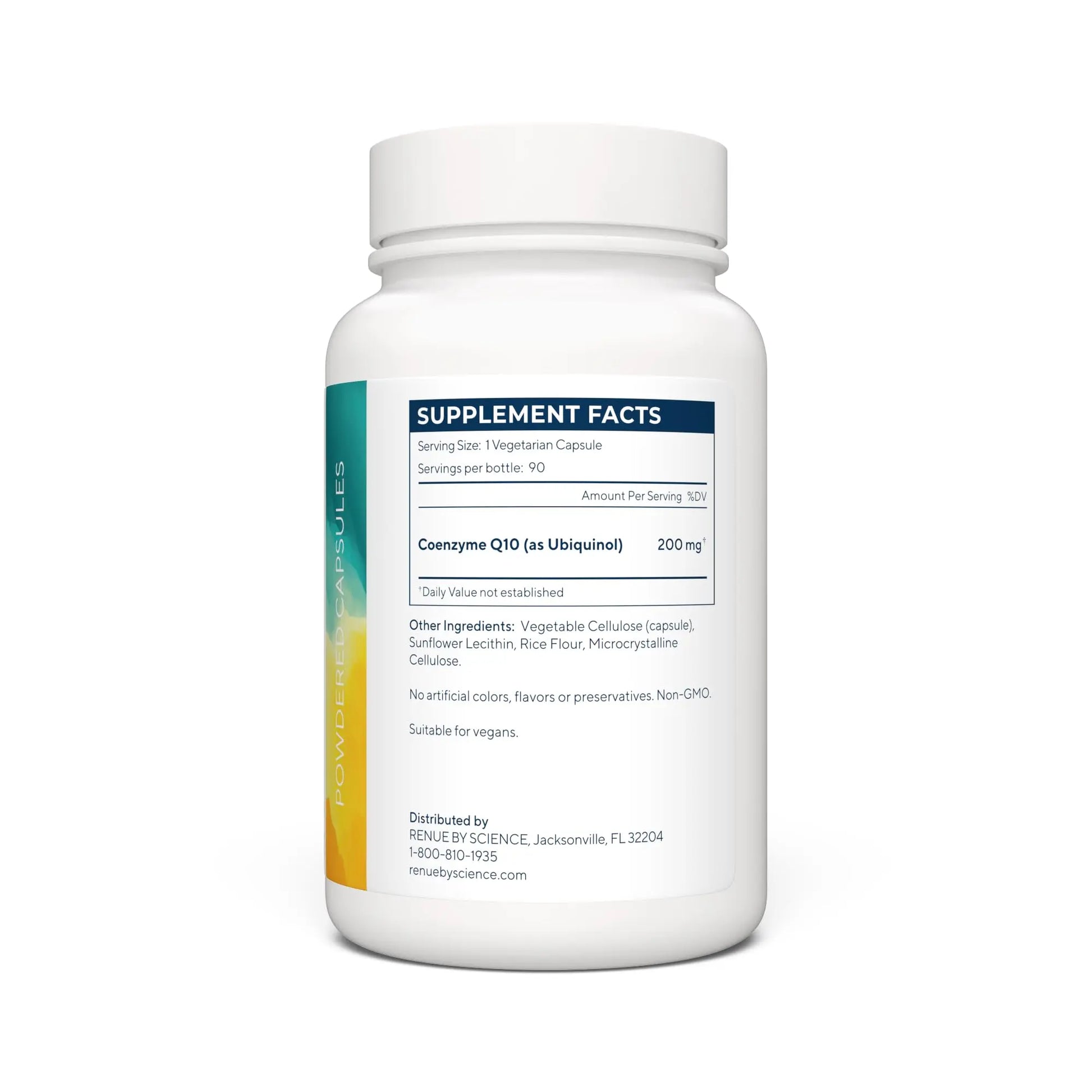 Renue By Science CoQ10 - Coenzyme Q10 as Ubiquinol CoQ10 | High Strength Liposomal CoQ10 200mg Supplement | 90 Co Q10 Capsules | Non-GMO & Allergen Free | Made in The USA Third-Party Tested Renue By Science Au supplements