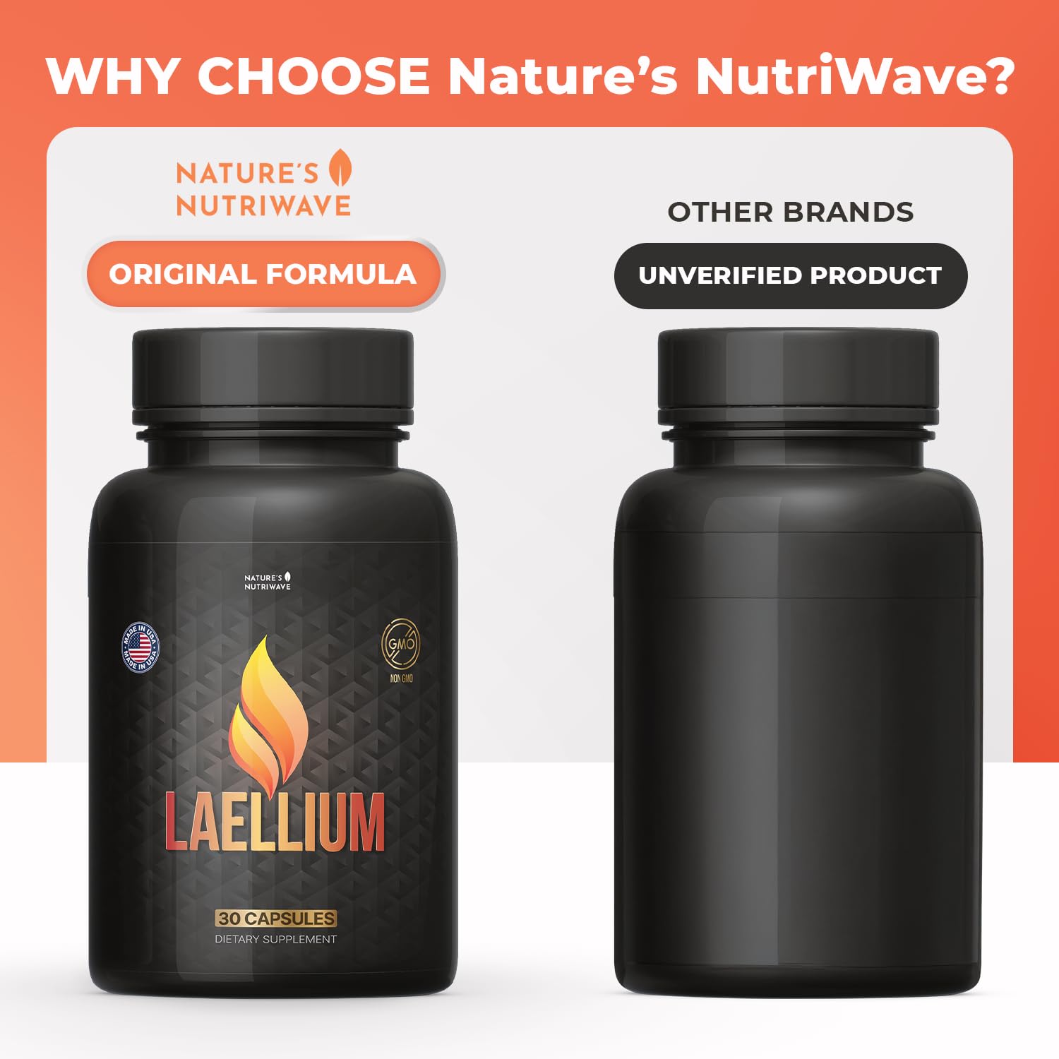 Laellium Capsules – Natural Supplement with Green Tea, Apple Cider Vinegar & Ginseng – Non-GMO, Supports Wellness – 30 Capsules, 1 Month Supply Nature’s NutriWave Au supplements