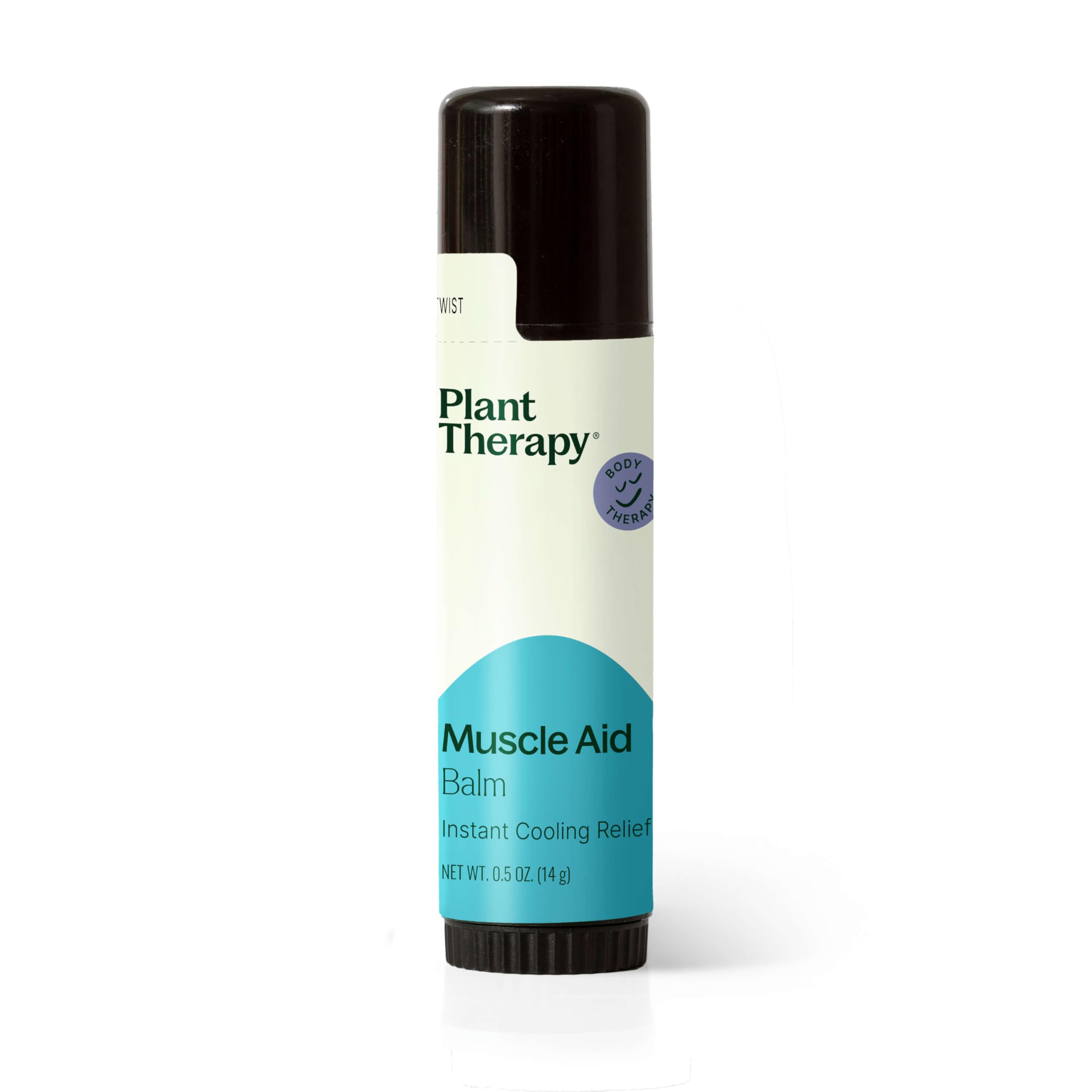 Plant Therapy Muscle Aid Balm .5 oz Soft & Creamy Balm, Cooling Relief, Natural Ingredients Plant Therapy Au supplements