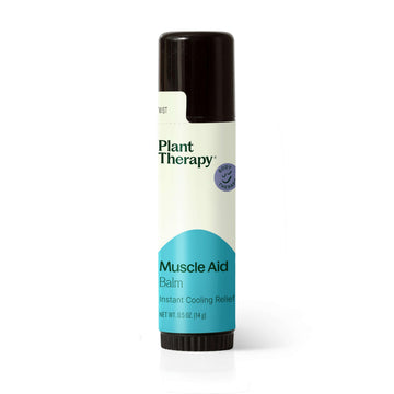 Plant Therapy Muscle Aid Balm .5 oz Soft & Creamy Balm, Cooling Relief, Natural Ingredients Plant Therapy Au supplements