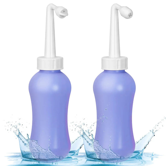450ml Peri Bottle Postpartum for Feminine Care, 2 Pack Portable Travel Bidet for Toilet, Perineal Bottle VicnKioHAU supplements