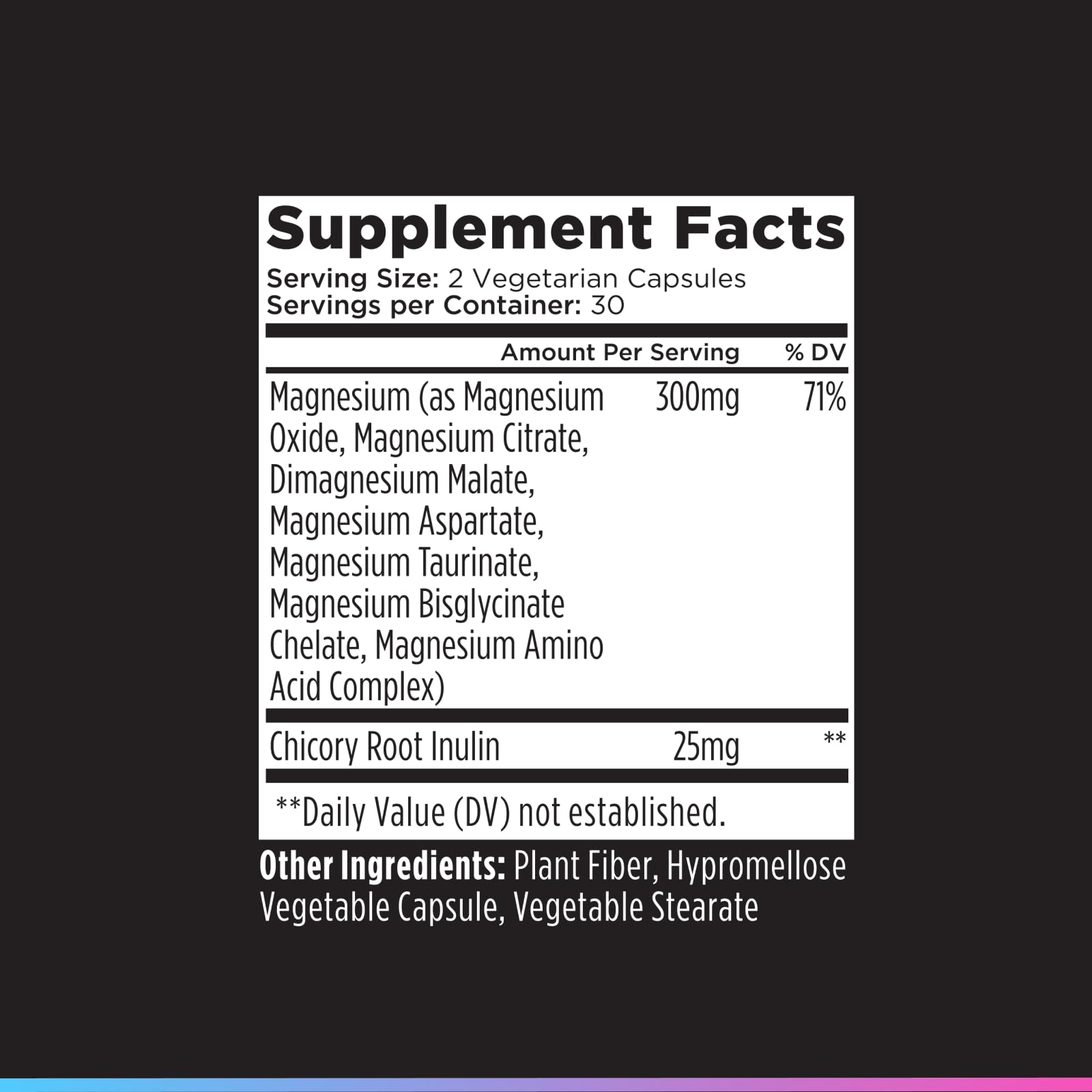 Livingood Daily Magnesium Supplement with Magnesium Glycinate, Citrate, Malate, Oxide, Aspartate, Amino Acid Complex and Chicory Root for Heart Health, Sleep and Muscle Support, 300mg, 60 Capsules Livingood Daily Au supplements