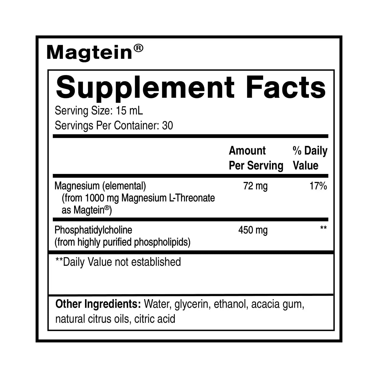 Quicksilver Scientific Liposomal Magtein - Magnesium Supplement for Brain Function Support - Stress, Sleep & Memory Support - Gluten-Free, Sugar-Free & Vegan - 15.2 fl oz (30 Servings) Quicksilver Scientific Au supplements
