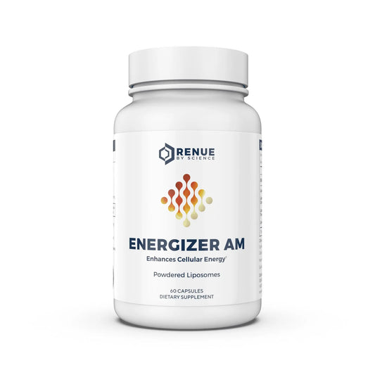 Renue By Science Energizer AM | Liposomal Resveratrol Hesperidin & Green Tea Supplement | 60 Capsules with Trans Resveratrol (65mg) Hesperidin (150mg) Green Tea Extract (35mg) - Non-GMO | Made in USA Renue By ScienceAU supplements