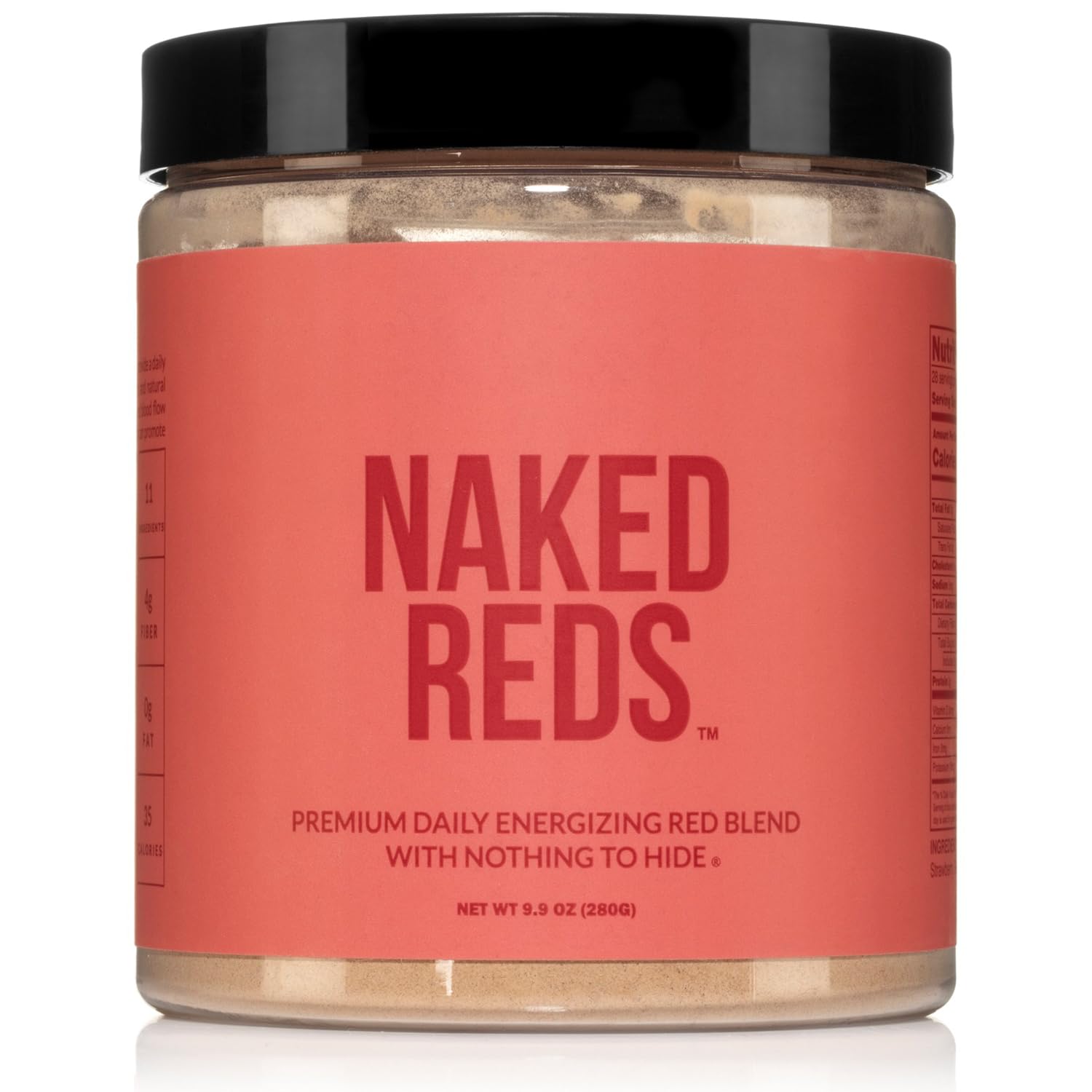 NAKED Reds Superfood Powder - Healthy, Energizing Polyphenol Fruit Powder Mix, No Fillers, No Additives, Vegan, Non-GMO, Gluten Free - 28 Servings NAKED Au supplements