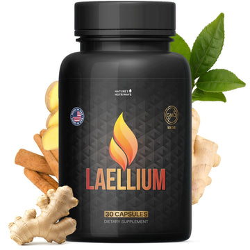 Laellium Capsules – Natural Supplement with Green Tea, Apple Cider Vinegar & Ginseng – Non-GMO, Supports Wellness – 30 Capsules, 1 Month Supply Nature’s NutriWave Au supplements