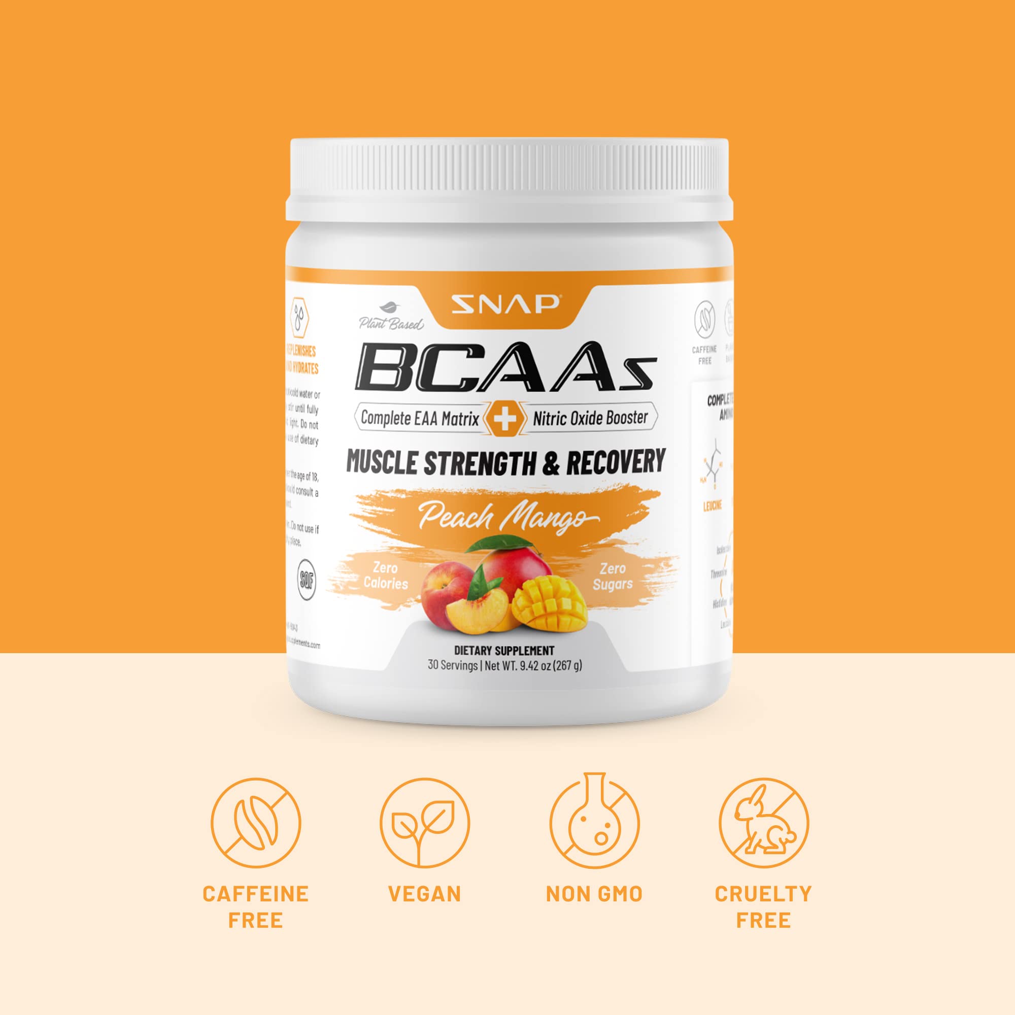 Snap Supplements Nitric Oxide Booster and BCAA Powder Snap Supplements Au supplements