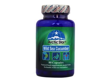 Arctic Star - Sea Cucumber Capsules - Natural Pure Iceland Atlantic Wild Caught Sea Cucumber Extract Supplement Pills - Joint Health t & Immune Health 400mg 80 Capsules/Bottle Arctic Star Au supplements