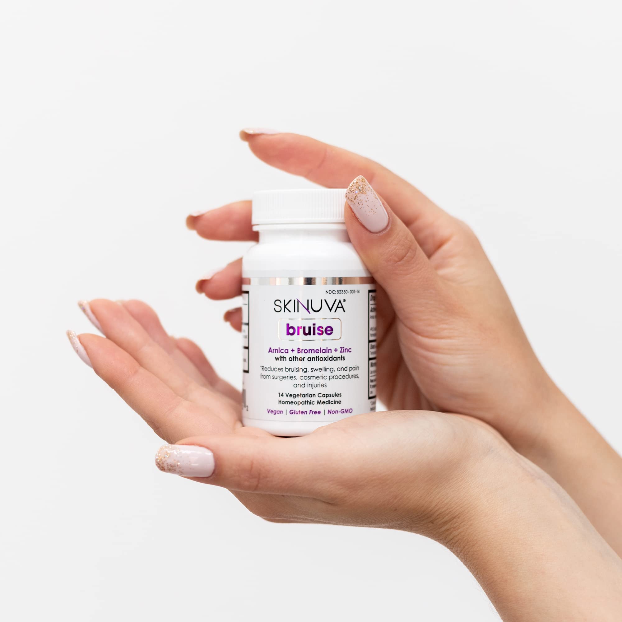 Skinuva® Bruise - Supplement for Bruising and Swelling - A Homeopathic Bruise Remedy Formulated with Arnica, Bromelain & Zinc - 14 Capsules (7-Day Treatment) Skinuva Au supplements