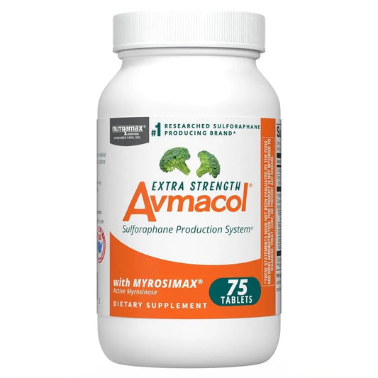 Nutramax Laboratories Avmacol Extra Strength #1 Researched Sulforaphane-Producing Brand for Detoxification with Glucoraphanin and Active Myrosinase, Nutramax LaboratoriesAU supplements