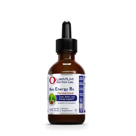 Quantum Nutrition Labs Max Energy B - Vitamin B Complex Liquid Drops, Organic Supplement for Women and Men Quantum NutritionUS supplements