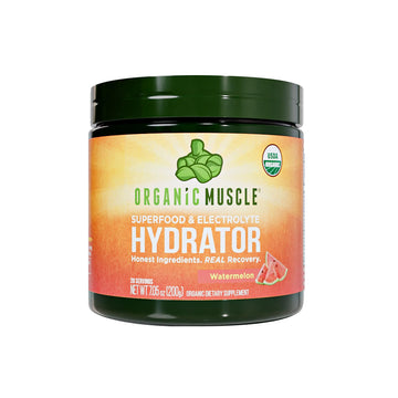 Organic Muscle Hydrator | Natural Electrolyte Powder for Peak Performance & Recovery - Watermelon Flavor, 20 Servings Organic Muscle Au supplements
