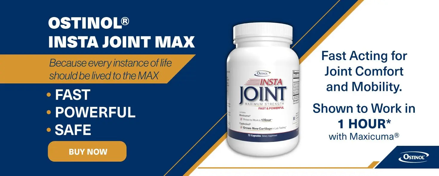 Ostinol Insta Joint Maximum Strength – Advanced Joint Support Capsules with Cyplexinol®, Maxicuma®, ApresFlex® & Boswellia – Supports Cartilage, Flexibility & Mobility – 72 Capsules ZYCAL Au supplements