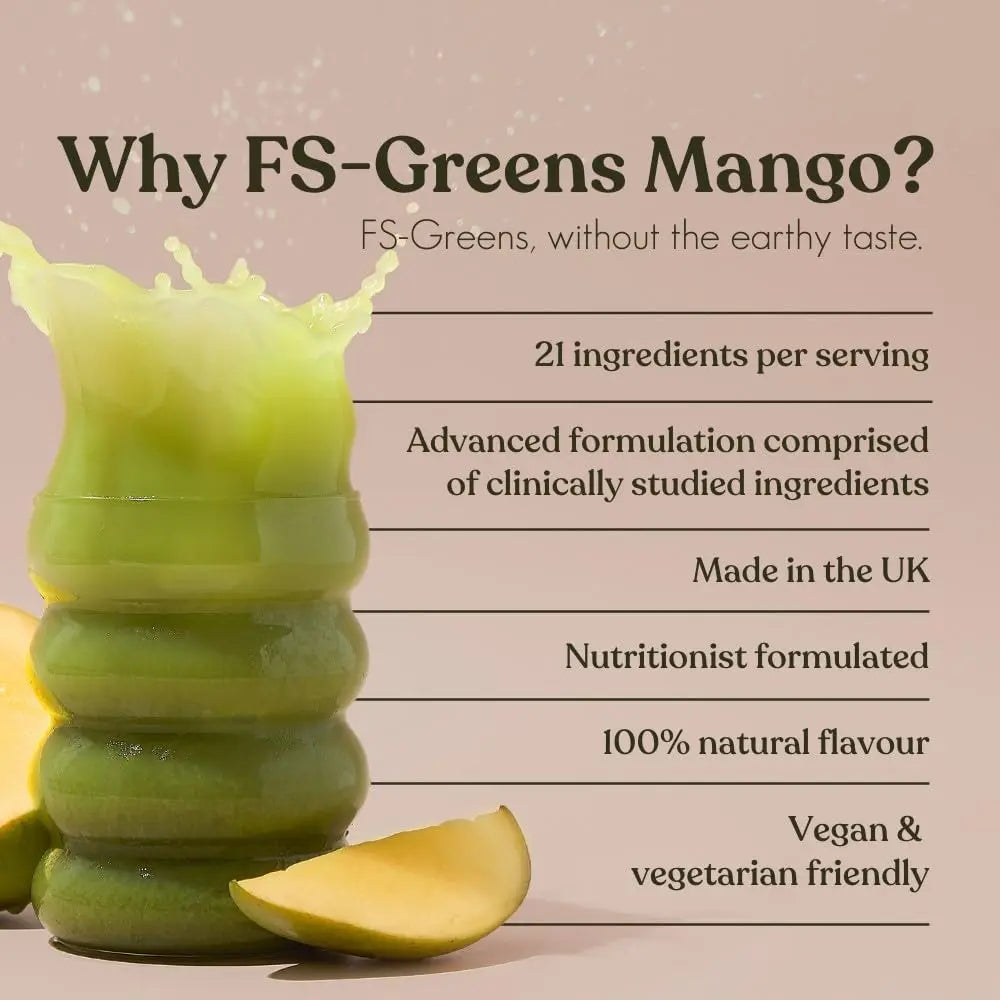 FS-Greens | 21 Advanced Greens, Superfoods, and Adaptogens Including KSM-66 Free SoulAU supplements