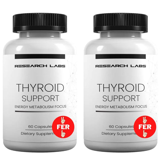 Research Labs Thyroid Support + Iodine Supplement - Energy, Metabolism, Focus Research LabsAU supplements
