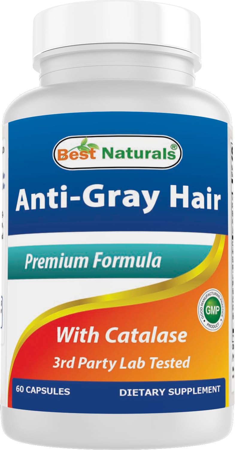 Best Naturals Anti Gray Hair Formula, 60 Count Best Naturals Au supplements