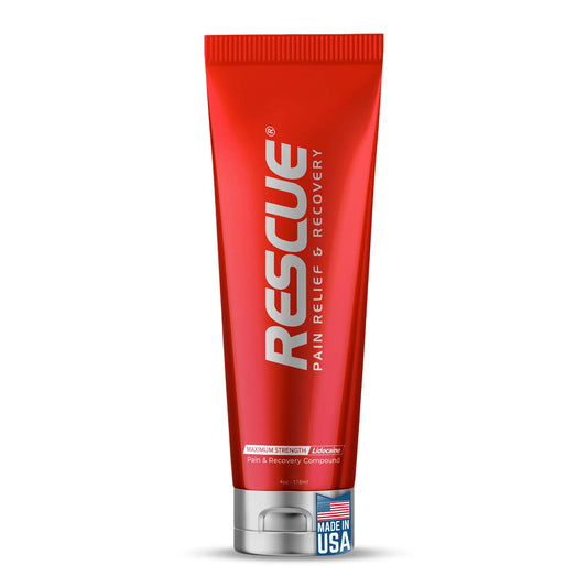 RESCUE PAIN RELIEF & RECOVERY Cream - All-in-One Solution for Back, Neck, Knee, Hand, Foot, and Shoulder Pain - Combines Power of Key Ingredients from Leading Pain Relief CreamProducts - 4 Ounces RESCUE PAIN RELIEF & RECOVERYAU supplements
