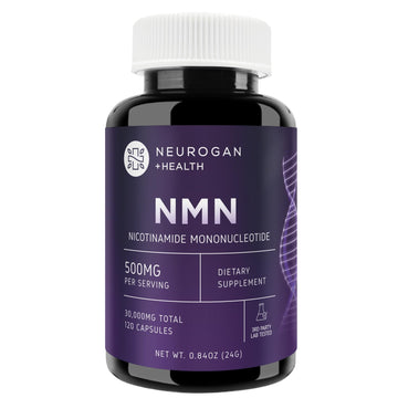 Neurogan Beta NMN (β-NMN) Supplement 500 mg per Serving, High Purity – NAD+ Precursor for Cellular Energy & Vitality – 120 Capsules (2-Month Supply) – Made in USA Neurogan Au supplements