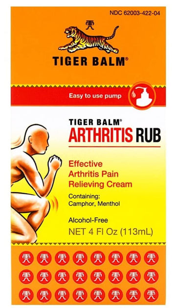 Tiger Balm Arthritis Rub, 4 Ounce -- 3 per case. Tiger Balm Au supplements