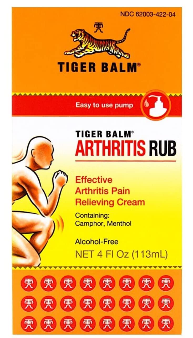 Tiger Balm Arthritis Rub, 4 Ounce -- 3 per case. Tiger Balm Au supplements