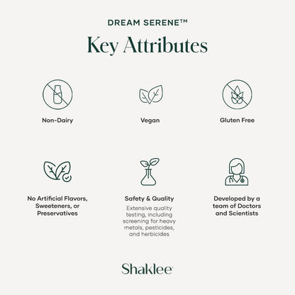 Shaklee - Dream Serene™ Melatonin Sleep Aid - Fall Asleep Faster, Wake Up Refreshed - with Melatonin, Valerian, Lemon Balm, L-Theanine - for Ultimate Beauty Sleep - 30 Softgels ShakleeAu supplements