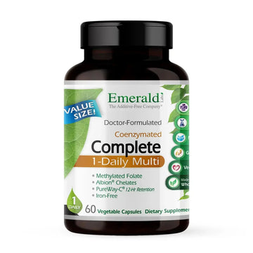 EMERALD LABS Complete 1-Daily Multi - Complete Multivitamin for Men & Women with Vitamin C, Methylated Folate, Whole-Food Blend & More EMERALD LABS Au supplements
