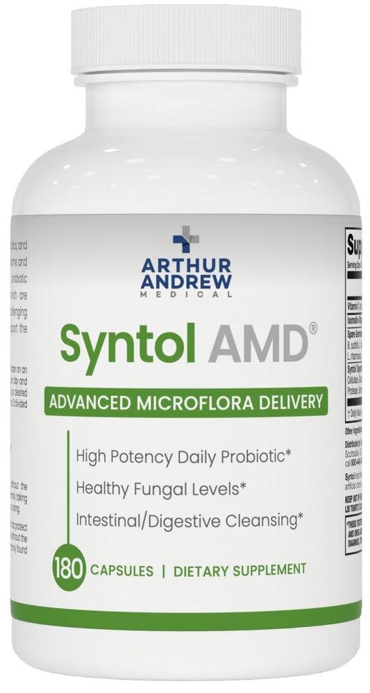 Arthur Andrew Medical, Syntol, 3-in-1 Formula with Probiotics, Prebiotic Fiber & Yeast Cleansing Multi-Enzymes, 180 Arthur Andrew MedicalUS supplements