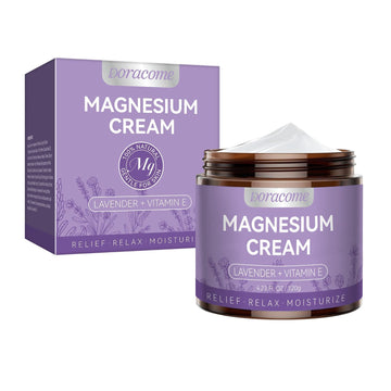 Doracome Magnesium Moisturizing Cream for Muscle Relief, Sleep Support and Stress Relief, Fast-Absorbing Formula,Skin Friendly,Lightly Scented-SJX Doracome Au supplements