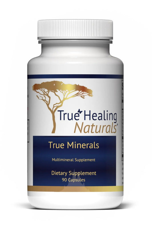 True Healing Naturals - True Minerals Supplement, Promotes Gut & Heart Health, 90 Vegetarian Capsules True Healing NaturalsAU supplements