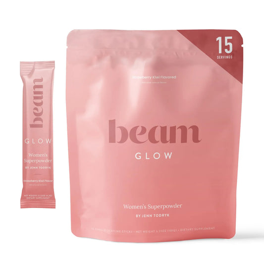 Beam Glow Hormone Balance Supplement for Women – Cortisol Supplement for Women, PMS Relief Supplement, Perimenopause & PCOS Support, Womens Vitamins, BeamAU supplements