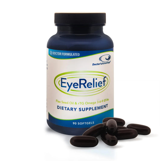 Doctor’s Advantage Eye Relief Supplement - 90 Softgels, 1-Month Supply - Natural Triglyceride Omega 3 Fish Oil for Retinal Gland Support Doctor's AdvantageAU supplements