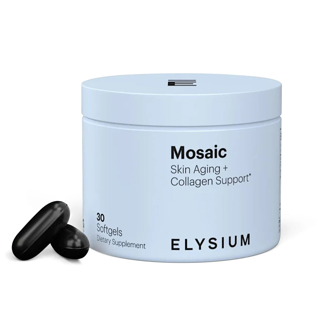 ELYSIUM Mosaic - Hyaluronic Acid Supplement - Clinically Proven - Fights Fine Lines & Skin Aging - Collagen Supplement - 30-Day Supply (Vegan Softgels) ELYSIUM Au supplements