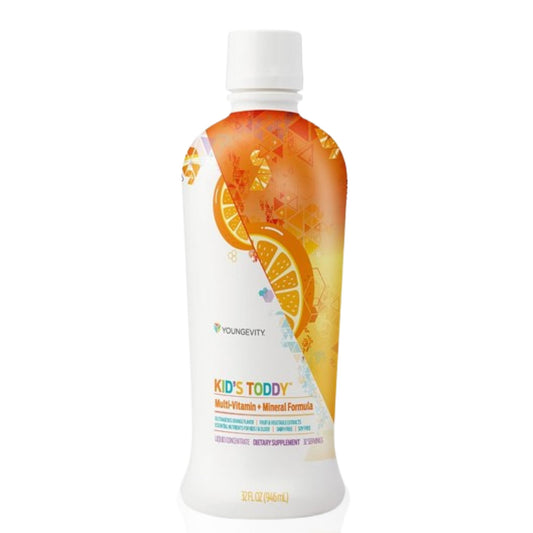 Youngevity Kid's Toddy™ - Mega Multivitamin for Kids & Children Age 2+ - 14 Vitamins, 10 Minerals, Phytonutrient Blend - Highly Absorbable - Great Tasting Orange 32 Fl Oz (Pack of 2) YoungevityAu supplements