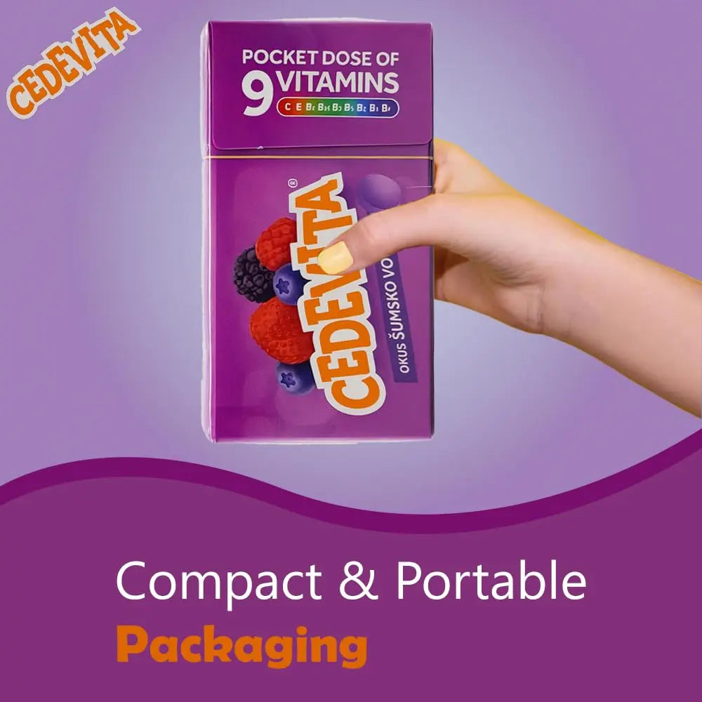 Cedevita Multivitamin Healthy and Sweet Candies - Pack of 8 (Forest Fruit) SORINA Au supplements