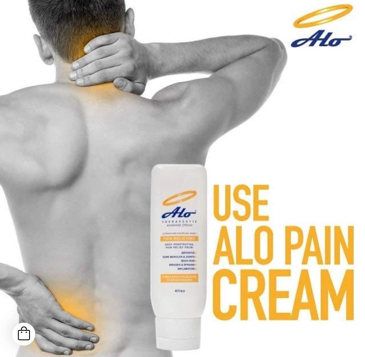 ALO Pain Relief Cream Therapy(32 oz with Pump) for Arthritis, Back Pain, Sciatica, Plantar Fasciitis, Tennis Elbow, Sore Muscles & Joints Inflammation - Working Out Aches, Acute Pain and Chronic Pain ALO Pain Relief Cream Au supplements