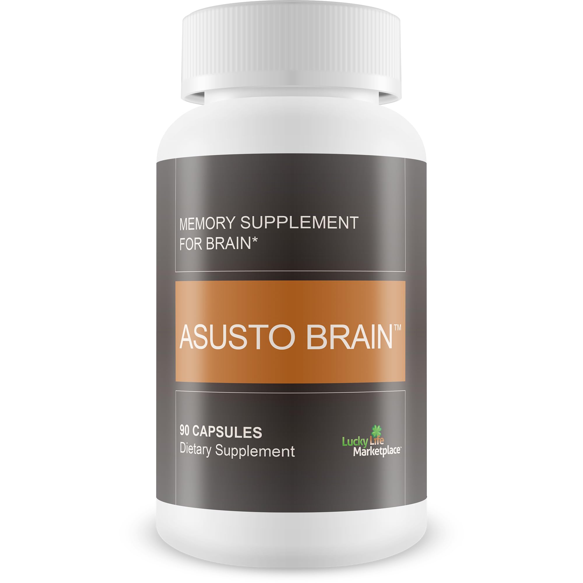 Asusto Memory Supplement for Brain - Improved Capsule Formula - Natural Brain, Memory, & Focus Support - Brain Support - Brain Supplement - Nootropic - Natural Asusto Sandalwood Improved Formula Generic Au supplements