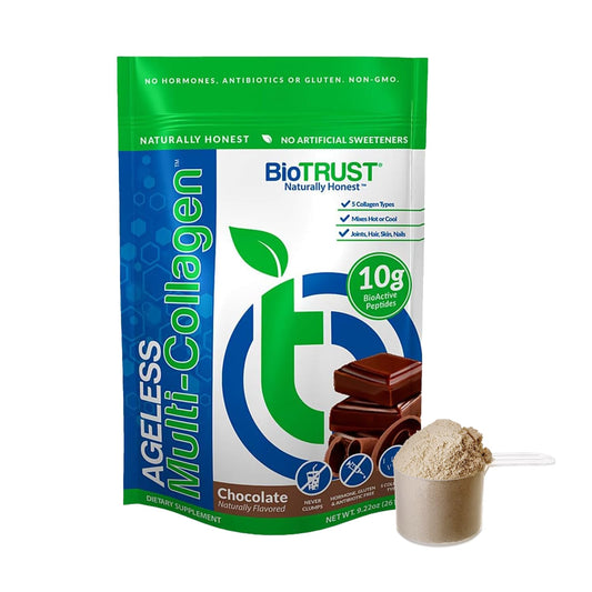 BioTrust Ageless Multi Collagen Peptides Powder – 5 Types (I, II, III, V, X) – Hydrolyzed BioTrustAU supplements