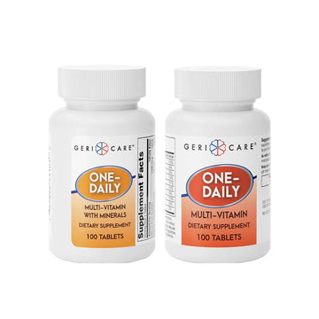 GeriCare One-Daily Multi-Vitamin & One-Daily Multi-Vitamin + Minerals Bundle – Complete Daily Nutritional Support with Essential Minerals for Energy GeriCare Au supplements