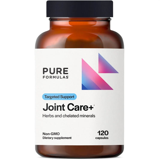 PureFormulas Joint Care + - Premium Joint Support Supplement with Hyaluronic Acid, Glucosamine, MSM, Green Lipped Mussel, Turmeric & More - Non-GMO Formula for Adults (120 Capsules) PureFormulasAU supplements