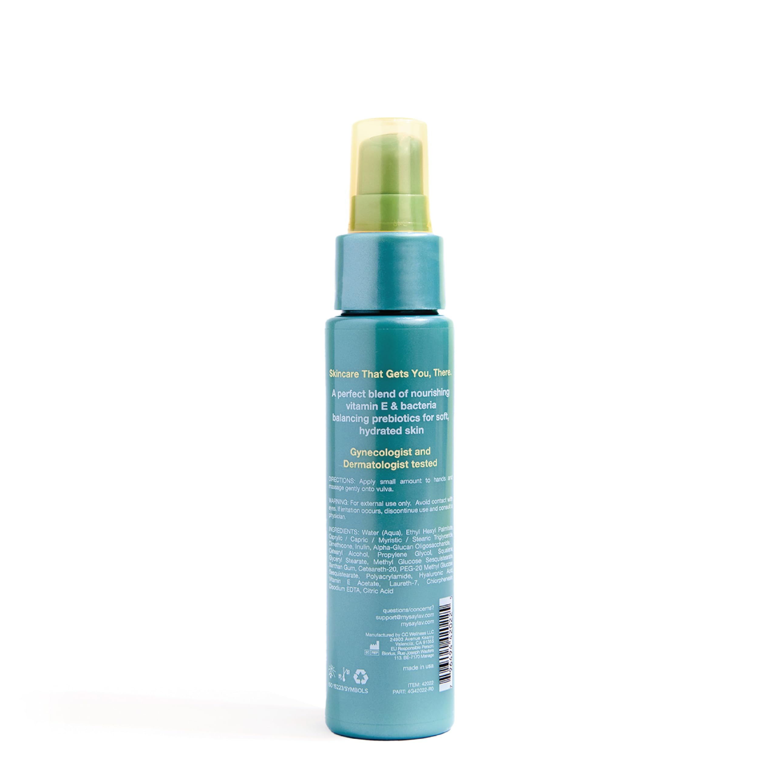 SAY LA V. Hydrating Veauty Cream, Intimate Vulva Moisturizing Skincare for Dryness with Prebiotics SAY LA V Au supplements