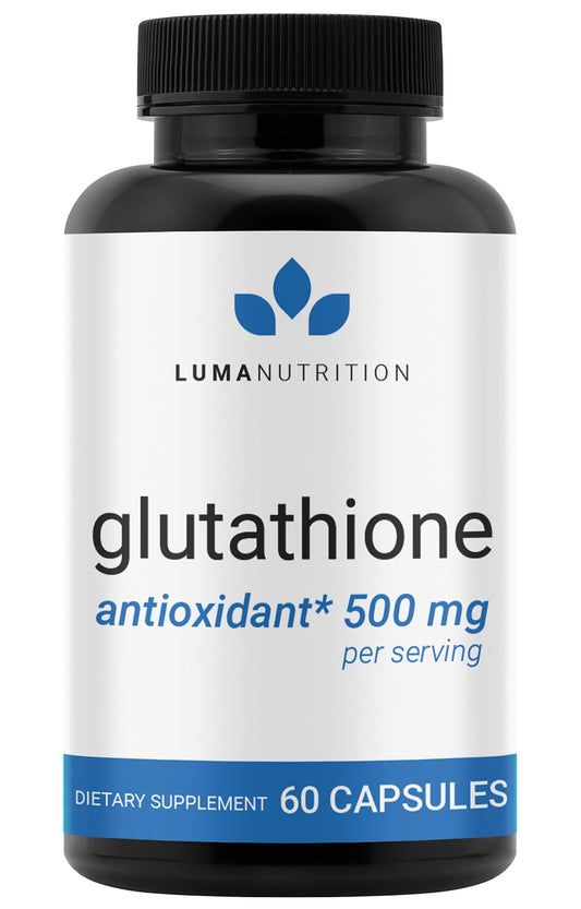 Premium Glutathione - Reduced Glutathione 500mg - Glutathione Supplement - L-Glutathione Luma NutritionAU supplements