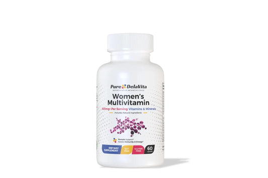 Pure DelaVita Women's Multivitamin | Daily Immune, Energy & Hormonal Support | 500mg+ Vitamins & Minerals | Natural Herbal Blend | Pure DelaVitaAU supplements