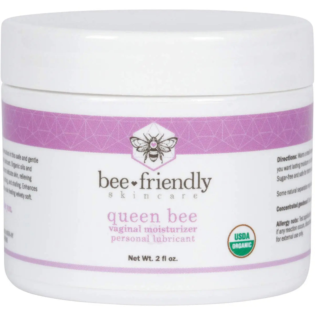 BeeFriendly Organic Vaginal Moisturizer, USDA Certified, Natural Vulva Cream For Dryness BeeFriendly uk supplements