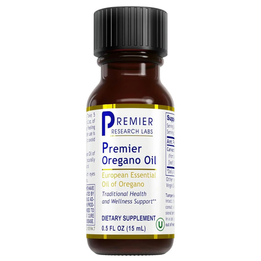 Premier Research Labs Premier Oregano Oil - Oil of Oregano Drops with Carvacrol, Edible Oregano Essential Oil Supplement for Immune & Gut Health - 0.5 Fl Oz Premier Research LabsAU supplements