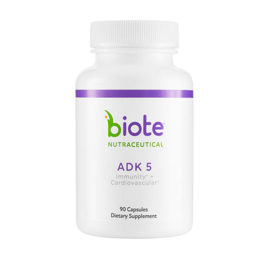 Biote Nutraceuticals - ADK 5 - Immunity + Cardiovascular (90 Capsules) BioteUS supplements
